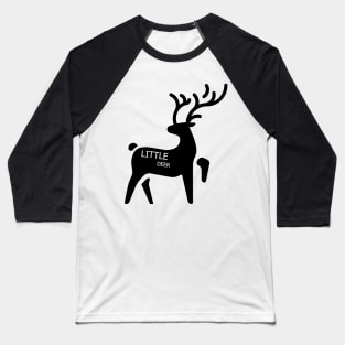 Black little deer 'Shop Baseball T-Shirt
